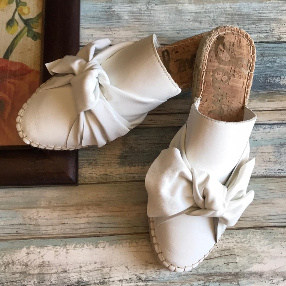 Sam Edelman Lynda White Leathers Shoes 7.5